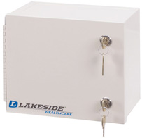 LNC-4 Lakeside Single Door/ Double Lock Narcotic Cabinet